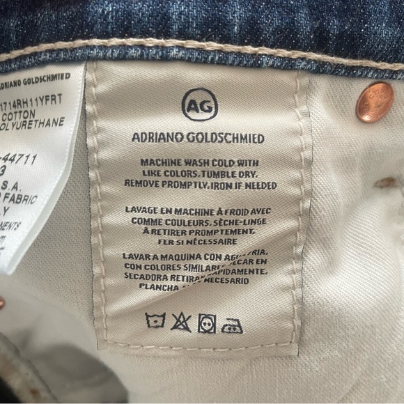 AG Adriano Goldschmied Hailey Ex-Boyfriend Cut Off Denim Shorts - 25 - Picture 5 of 8